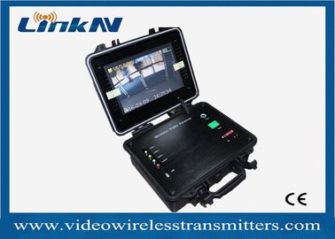Bộ thu video COFDM di động HDMI CVBS băng thông 2-8MHz AES256 Mã hóa H.264 với pin