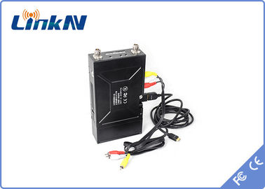 Manpack Portable AES256 COFDM Bộ phát video kỹ thuật số PSK HDMI &amp; CVBS H.264 Độ trễ thấp Mã hóa AES256
