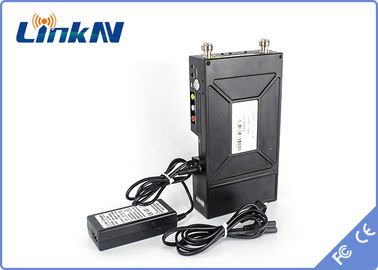 Bộ phát video Manpack COFDM quân sự HDMI &amp; CVBS Thiết kế chắc chắn Chạy bằng pin