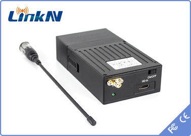Cảnh sát Covert Điều tra Máy chuyển đổi Video COFDM 2K Độ trễ thấp H.264 Bảo mật cao Mã hóa AES256 Pin được hỗ trợ