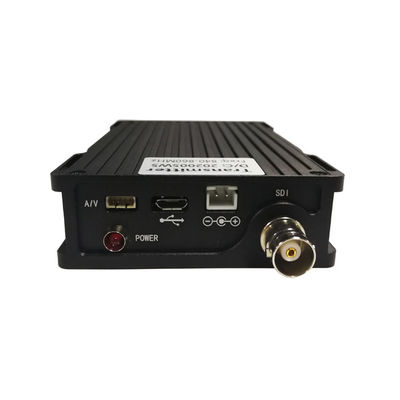 Liên kết video UAV tầm xa SDI CVBS COFDM Tx &amp; Rx Bộ tiếp nhận đa dạng ăng-ten kép Mã hóa AES256