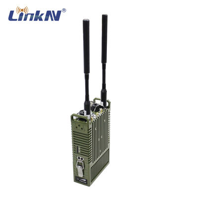 Cảnh sát IP66 chiến thuật MESH Radio AES Mã hóa với chỉ báo kỹ thuật số LCD và nguồn pin 4G GPS / BD PPT WiFi