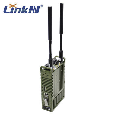 Dữ liệu video chiến thuật Radio IP MESH MANET 4W MIMO 4G GPS / BD PPT WiFi AES Mã hóa với chỉ báo LCD Có pin