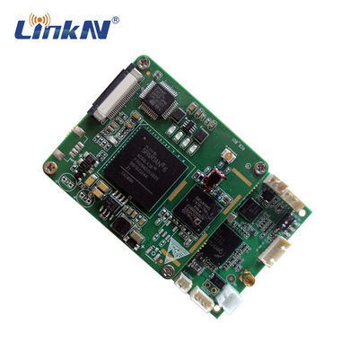 Bộ phát video QPSK COFDM Mô-đun bo mạch OEM Kích thước nhỏ Trọng lượng nhẹ FHD SDI CVBS 200-2700MHz AES256