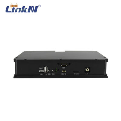 Hệ thống video không dây Police UGV Mã hóa CVBS NTSC PAL HDMI COFDM QPSK AES256 Độ trễ thấp