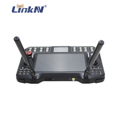 Trạm điều khiển mặt đất cầm tay công nghiệp IP67 Màn hình 10.1 inch DC12V