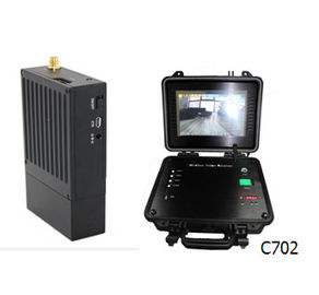 Bộ thu video COFDM di động HDMI CVBS AES256 Mã hóa H.264 có pin