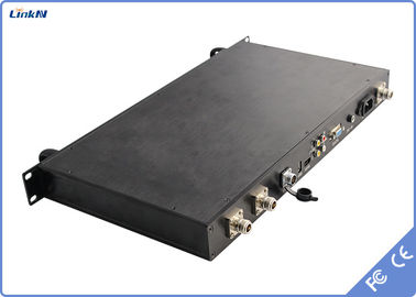 Bộ thu video COFDM HDMI SDI CVBS Gắn trên xe 1-RU Độ trễ thấp Thu nhận đa dạng ăng ten kép