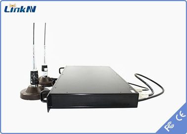 Bộ thu video COFDM HDMI SDI CVBS Gắn trên xe 1-RU băng thông 2-8MHz Độ trễ thấp
