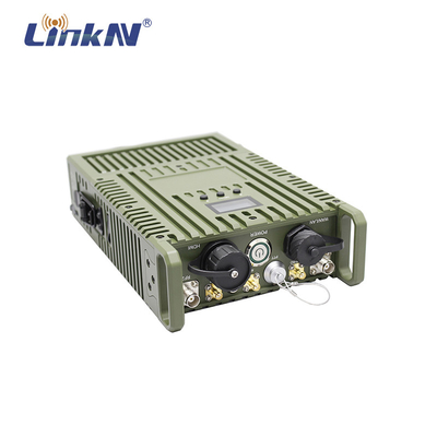 LKAV3516 cảnh sát dữ liệu video chiến thuật MANET 4W MIMO với chỉ số LCD IP MESH Radio