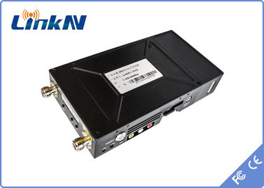 Hệ thống video kỹ thuật số không dây COFDM tầm xa quân sự HDMI &amp; CVBS H.264 Pin có độ trễ thấp