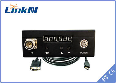 Bộ phát video 1080p chiến thuật Mã hóa COFDM H.264 HDMI &amp; CVBS Mã hóa AES256 bảo mật cao
