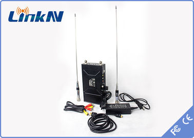 Bộ phát video cảnh sát đeo trên người Phạm vi dài COFDM QPSK HDMI &amp; CVBS AES256 Mã hóa Pin được cung cấp năng lượng