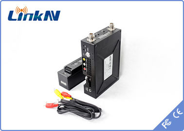 Bộ phát video Aduio không dây chiến thuật Manpack Mã hóa COFDM HDMI &amp; CVBS AES256 Liên lạc nội bộ hai chiều