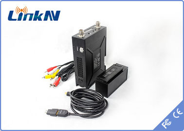 Bộ phát video quân sự 2W COFDM QPSK HDMI &amp; CVBS H.264 Độ trễ thấp Mã hóa AES256