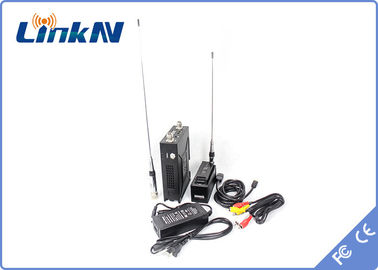 Bộ phát video cảnh sát 1-3 km Mã hóa AES256 có độ trễ thấp COFDM QPSK HDMI &amp; CVBS H.264