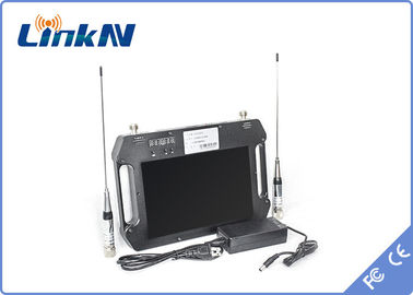 Bộ thu video không dây di động FHD CVBS COFDM QPSK H.264 với màn hình và pin 10.1 &quot;