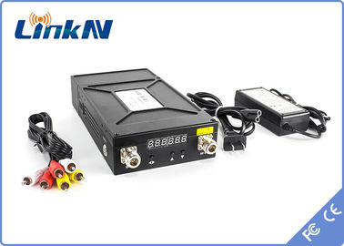 Bộ phát video chiến thuật quân sự Mã hóa COFDM HDMI &amp; CVBS AES256 Độ trễ thấp Liên lạc nội bộ hai chiều