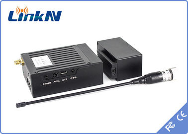LKAV1519 Detective Mini Video Transmitter 1km COFDM Tiết kiệm chậm H.264 An ninh cao AES256 mã hóa pin