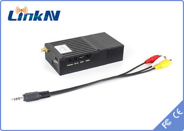 Police Mini Spy Video Trasnmitter COFDM Low Delay H.264 Mã hóa AES256 Bảo mật cao 200-2700MHz với Pin
