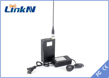 Bộ phát video gián điệp 1,5km cho quân đội cảnh sát Độ trễ thấp H.264 Bảo mật cao AES256 Mã hóa pin được cung cấp năng lượng