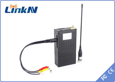 Bộ phát video gián điệp 1,5km cho quân đội cảnh sát Độ trễ thấp H.264 Bảo mật cao AES256 Mã hóa pin được cung cấp năng lượng