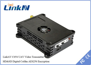 LKAV1614 Drone Data Link UAV HD/CVBS Bộ truyền hình AES256