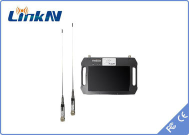 Máy thu video COFDM pin HDMI CVBS với màn hình đa dạng nhận AES256 DC 12V