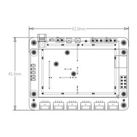 LKAV6614 trọng lượng nhẹ OEM Mainboard 5km UAV PCBA Video Data Link Module