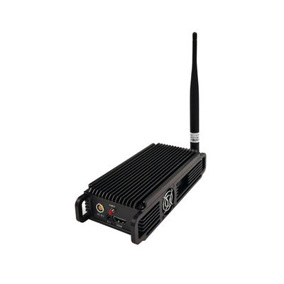 Bộ phát video COFDM đeo trên người của cảnh sát Mã hóa FHD HDMI CVBS AES256 Độ trễ thấp