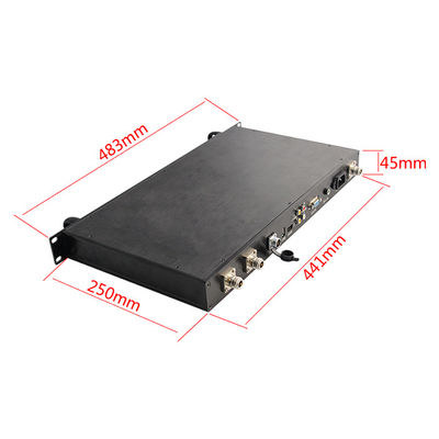 LKAV1302 Xe cảnh sát gắn máy thu video COFDM Nhận đa dạng HDMI SDI DC12V