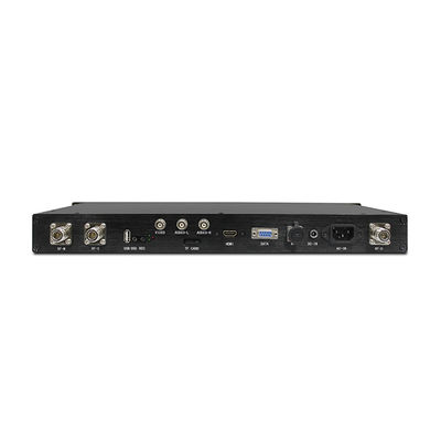 Bộ thu video COFDM gắn trên xe của Cảnh sát quân sự Mã hóa AES256 Anten kép có độ trễ thấp
