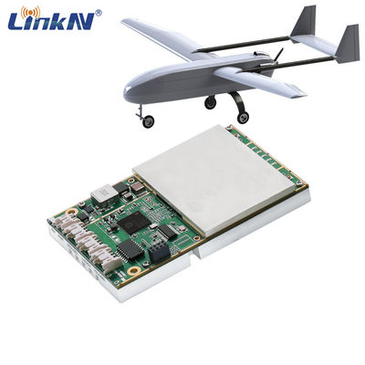 Mô-đun IP quân sự LKAV6306 15km Công suất 4W Liên kết dữ liệu video UAV 350 MHz-4GHz