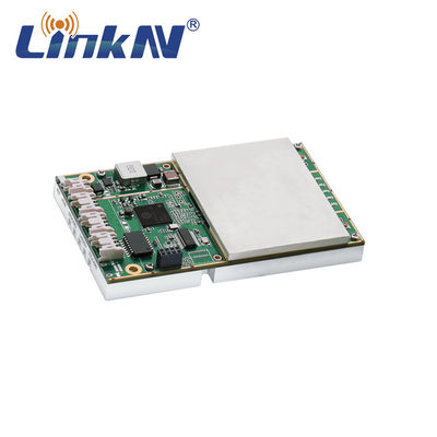 Mô-đun vô tuyến IP MESH cho Quân cảnh 4W MIMO AES256 350MHz-4GHz Có thể tùy chỉnh