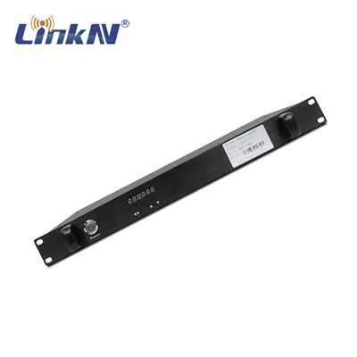 Bộ thu video gắn trên xe chiến thuật 1U COFDM HDMI SDI CVBS Ăng-ten kép Độ trễ thấp