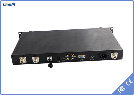 Bộ thu video FHD gắn trên xe chắc chắn HDMI SDI CVBS COFDM AES256 300-2700MHz