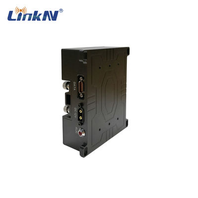 Cảnh sát Liên kết dữ liệu UAV quân sự Đài phát thanh IP MESH 10km Băng thông cao Multi-hops AES DC12V-24V