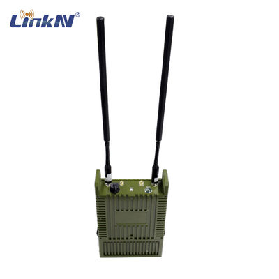 Chiến thuật quân sự IP66 MESH Radio Multi-hop 82Mbps MIMO 40dBm Mã hóa AES công suất cao với pin