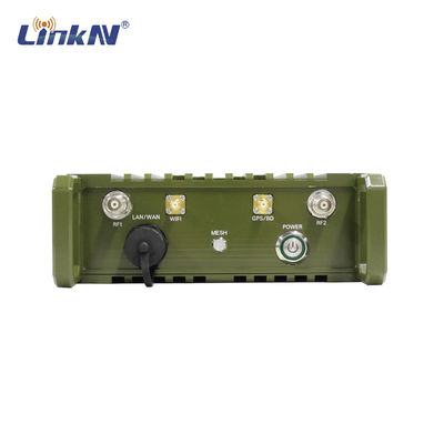 Chiến thuật quân sự IP66 MESH Radio Multi-hop 82Mbps MIMO 40dBm Mã hóa AES công suất cao với pin