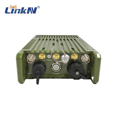 LKAV3516 cảnh sát dữ liệu video chiến thuật MANET 4W MIMO với chỉ số LCD IP MESH Radio