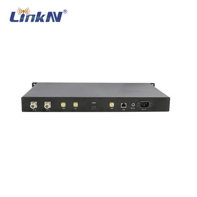 LKAV3307 Liên lạc không dây quân sự 1U Rack Mount 4W MIMO FHSS ngoài trời IP MESH Radio