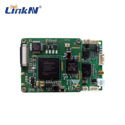 Bộ phát video Mini COFDM QPSK Mô-đun bo mạch OEM FHD SDI CVBS 200-2700MHz Độ trễ thấp AES256