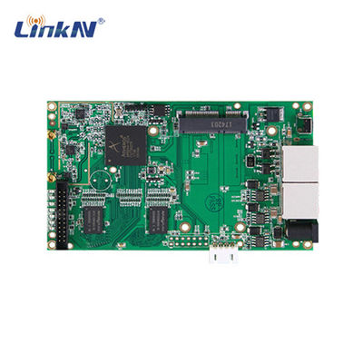 Cảnh sát Quân sự Chiến thuật IP MESH Mô-đun vô tuyến 5GHz Công suất 1W Mã hóa AES 7V-48V DC