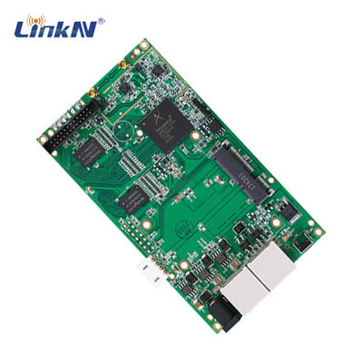 Kinh tế Chiến thuật IP MESH Radio Mô-đun OEM 5GHz 1W MIMO AES Mã hóa DC 7V-48V Trọng lượng nhẹ