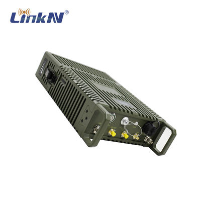 Tầm xa IP MeSH Radio MANET 82Mbps Công suất 40dBm AES256 Mã hóa pin được cung cấp năng lượng