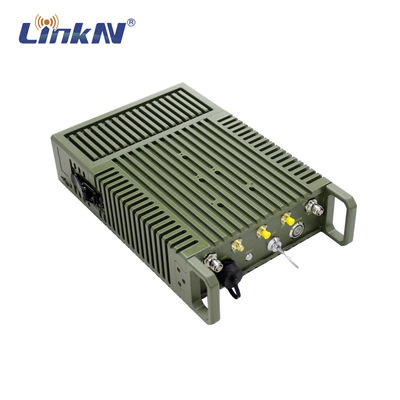 Trạm cơ sở COFDM IP MeSH chắc chắn 10W IP66 / 67 AES256 Mã hóa Pin được cung cấp năng lượng