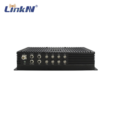 LKAV1650 Máy đào không người lái mạnh mẽ UGV 8-CH Máy phát video 1-3km NLOS Độ trễ thấp FHD DC 18-32V