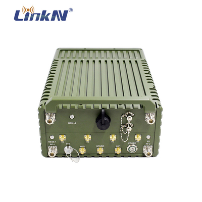 LKAV3703 580 MHz 1.4GHz Thiết bị vô tuyến lưới IP Chiến thuật mã hóa AES băng tần kép DC 24V