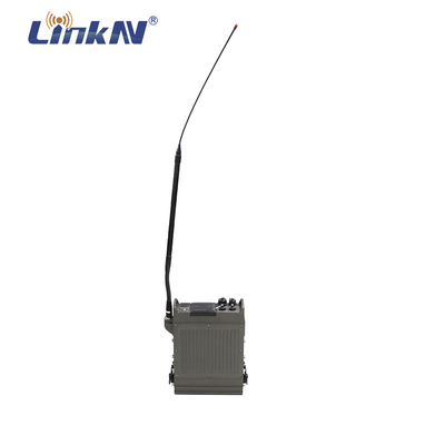 Đài phát thanh quân sự di động IP67 50-70km MESH VHF UHF Nhiều mã hóa