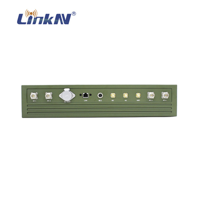 Phương tiện Trạm cơ sở 4G LTE 2U IP Mesh Radio 43dBm Mã hóa AES GPS / BD